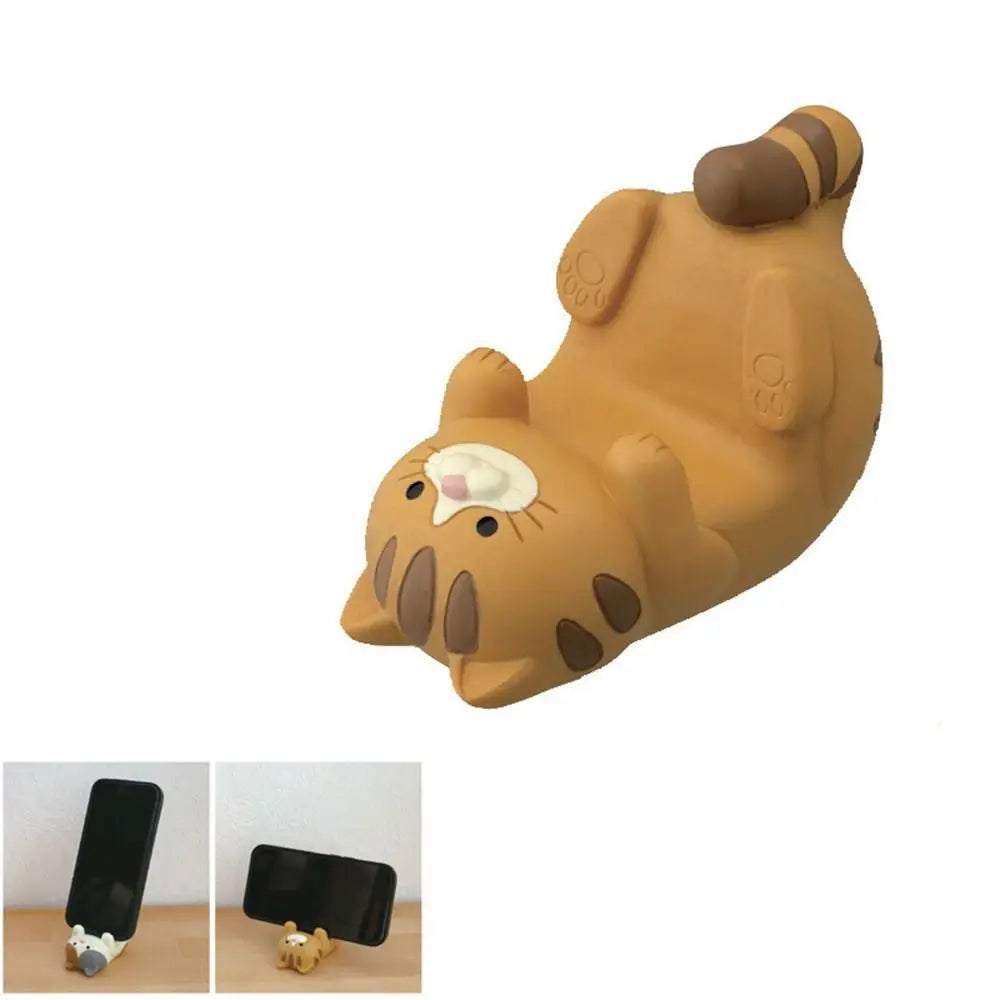 Cat Resin Phone Stand – Multi-Functional Desk Organizer