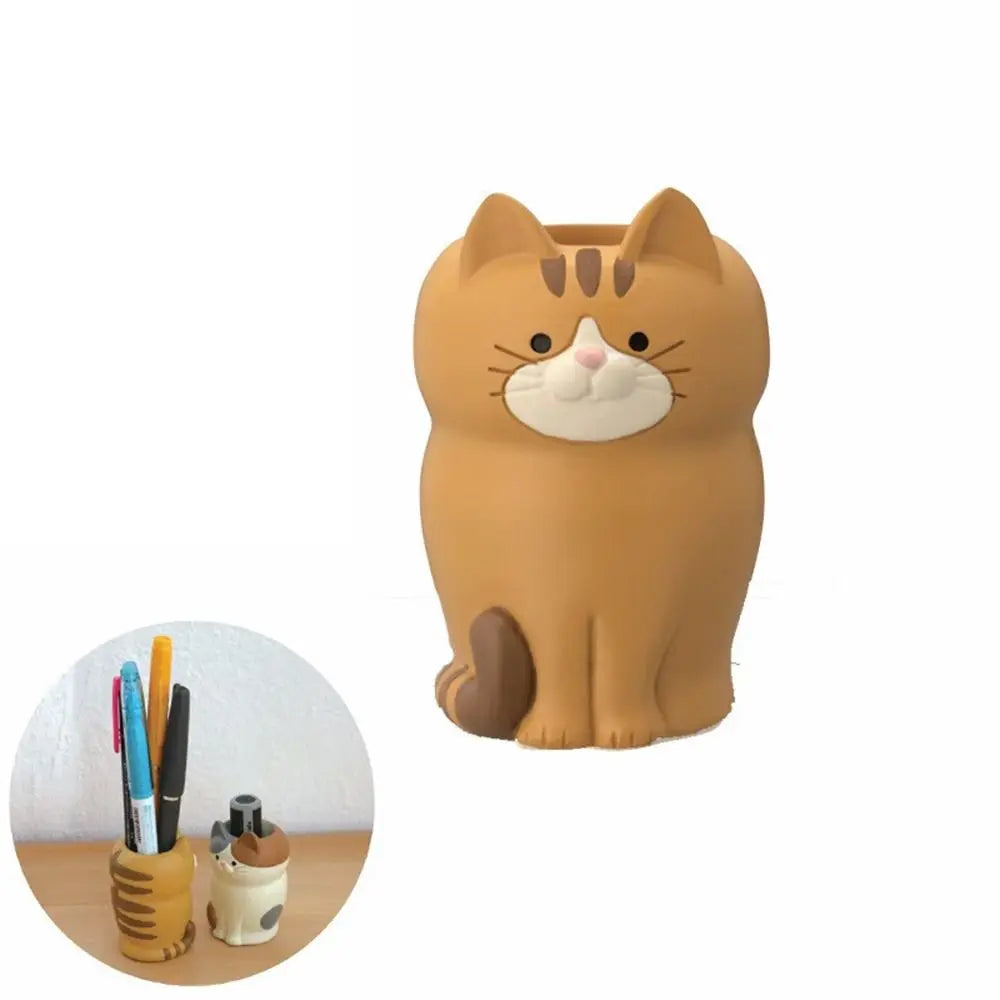 Cat Resin Phone Stand – Multi-Functional Desk Organizer