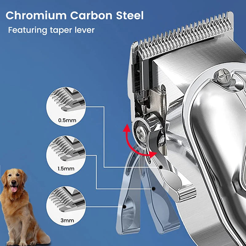 Professional All-Metal Rechargeable Pet Clipper