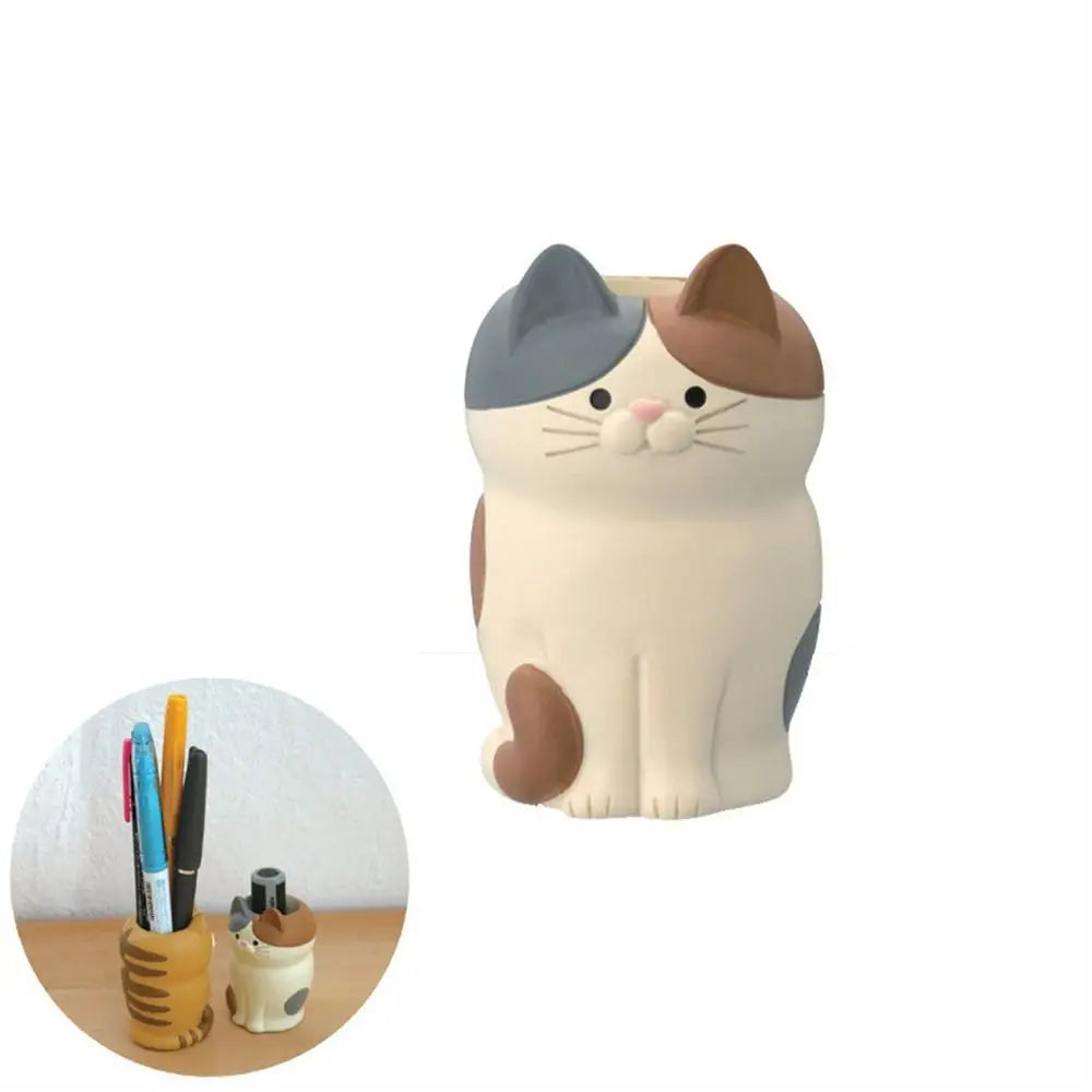 Cat Resin Phone Stand – Multi-Functional Desk Organizer