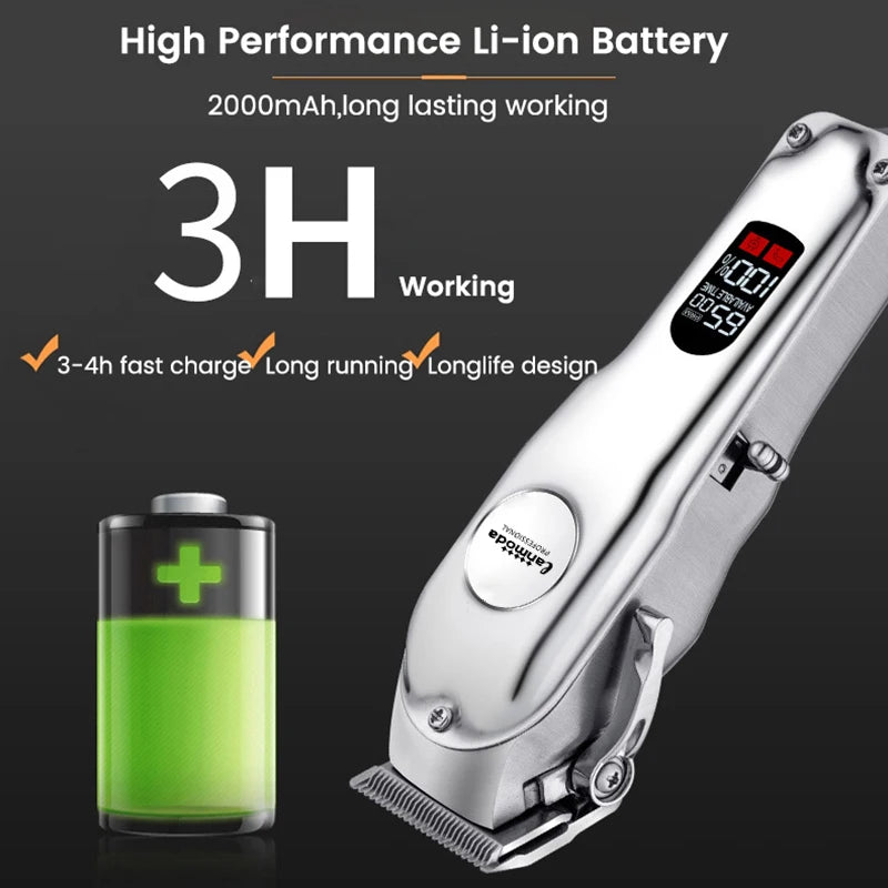 Professional All-Metal Rechargeable Pet Clipper