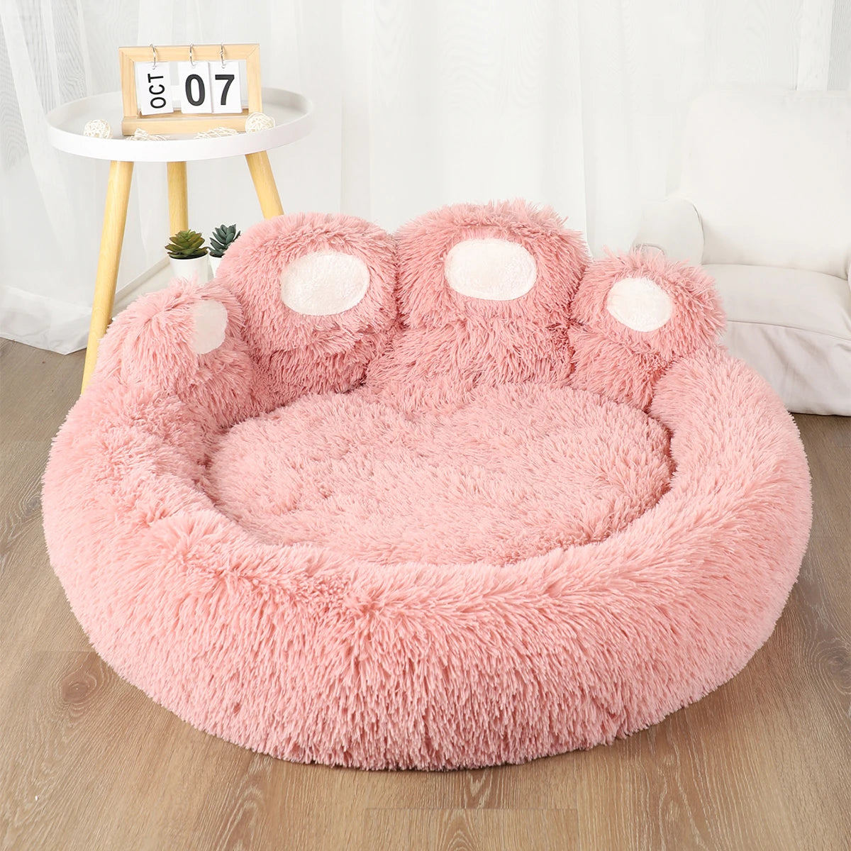 Ultra-Cozy Fluffy Dog Bed – Plush Comfort for Pets of All Sizes