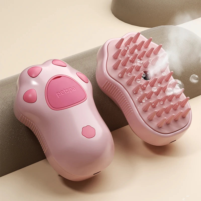 3-in-1 Steam Pet Grooming Brush